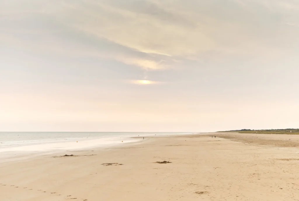 photo d'une photo de la plage de saint jean de monts