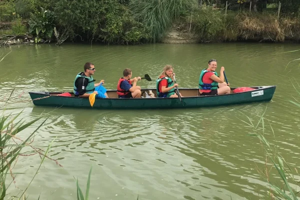 canoë en famille en vendée