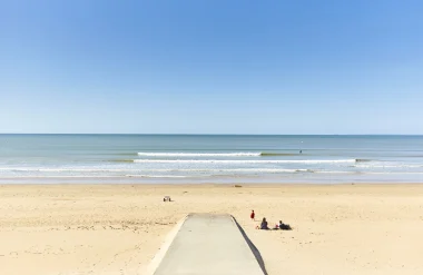 photo d'une cale de la plage de saint jean de monts