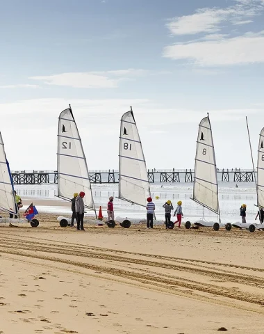 Char à voile à Saint Jean de Monts