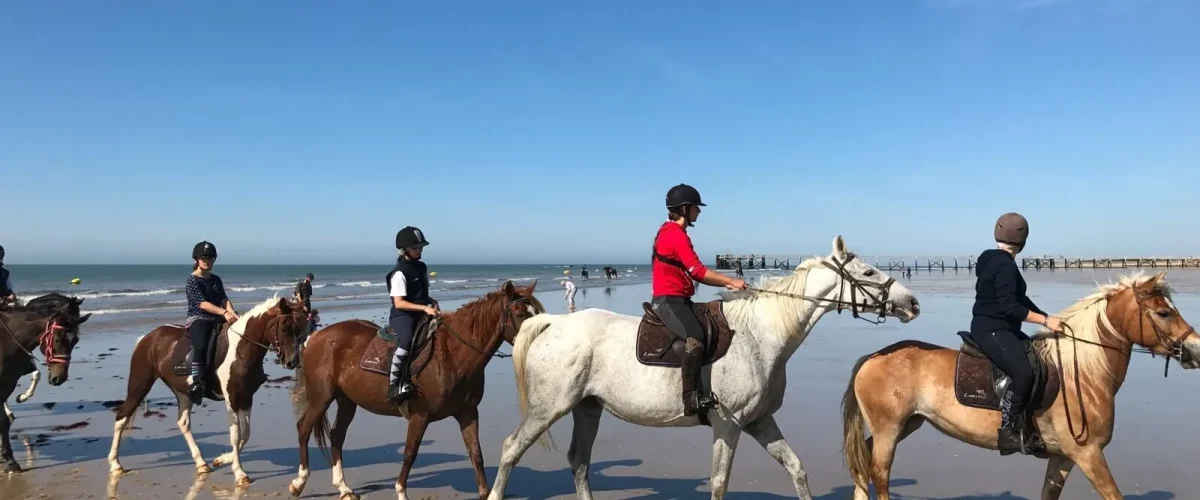 Balade à cheval sur la plage de Saint Jean de Monts