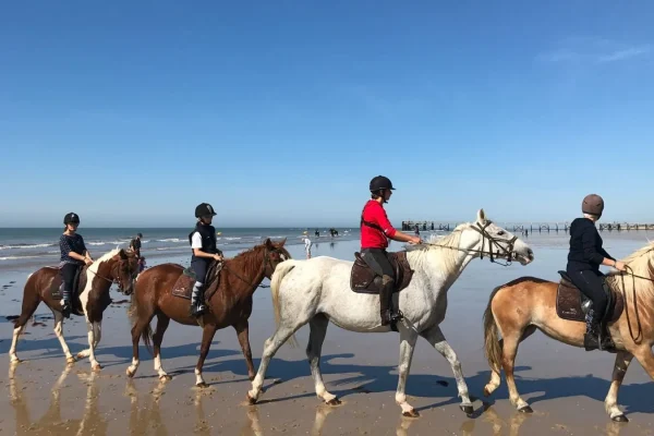 Balade à cheval sur la plage de Saint Jean de Monts