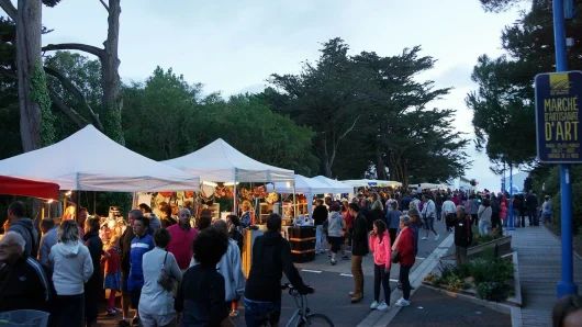 Marché nocturne à Saint Jean de Monts