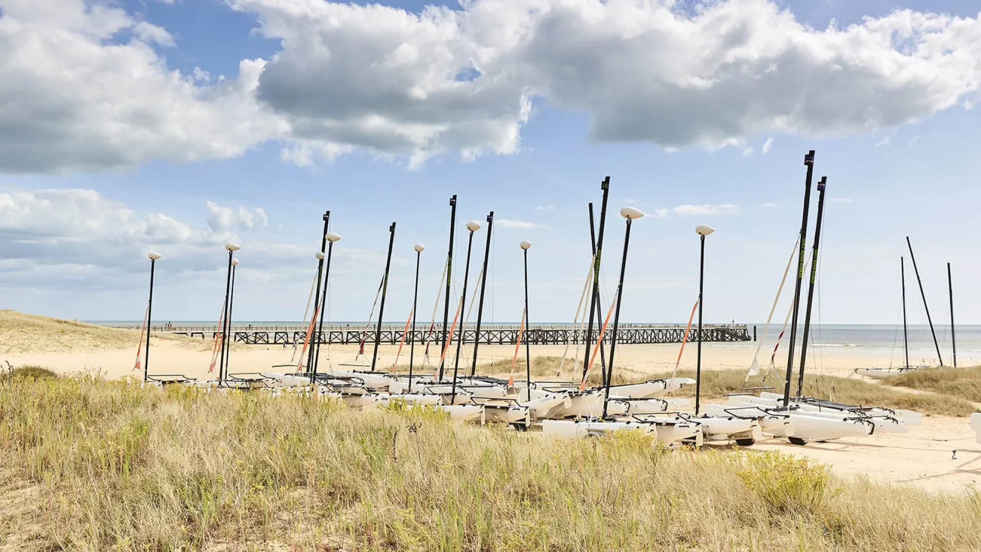 Plage de la base nautique à Saint Jean de Monts