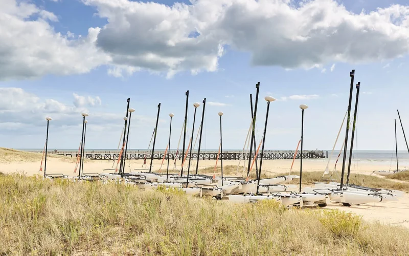 Plage de la base nautique à Saint Jean de Monts