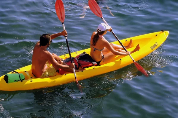 photo de sports nautiques à la barre de monts - fromentine : le canoe
