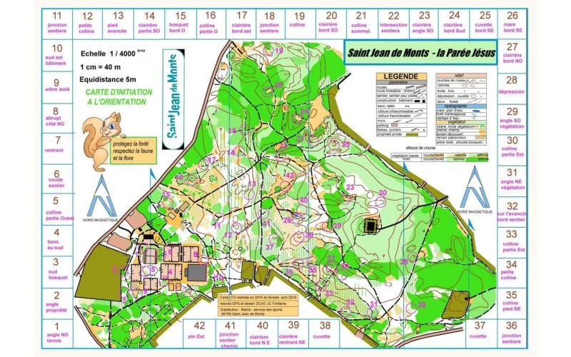 Parcours d'Orientation La Parée Jésus